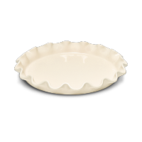 Форма для фруктового пирога 32,5 см, цвет: крем