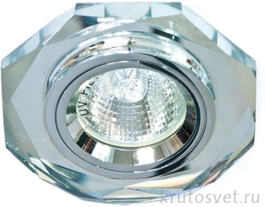 Светильник встраиваемый Feron DL8020-2 потолочный MR16 G5.3 серебристый