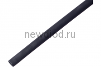 Термоусадочная трубка клеевая 18,0/6,0 мм, черная (упак. 10 шт. по 1 м)  REXANT