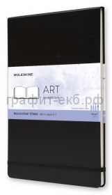 Книжка зап.Moleskine А4 ART WATERCOLOUR черный 60стр. ARTBF833