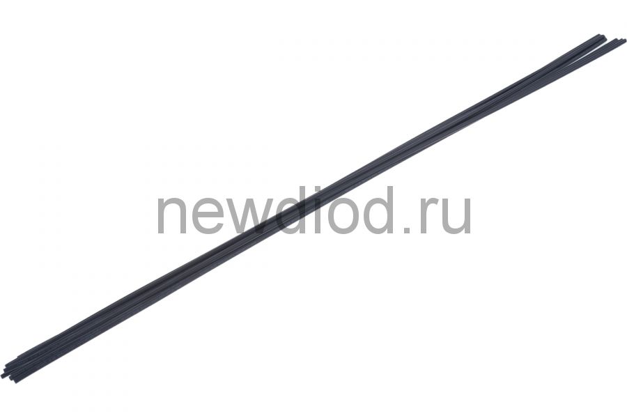 Термоусадочная трубка клеевая 4,8/1,6 мм, черная (упак. 10 шт. по 1 м)  REXANT
