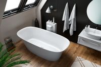 Отдельностоящая ванна Kolpa San Blanche FS (Бланше ФС) 180x85 овальная схема 3