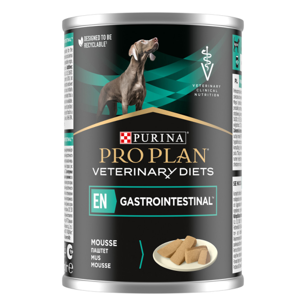 Влажный корм для собак Pro Plan Veterinary Diets EN Gastrointestinal при болезнях ЖКТ 400 гр