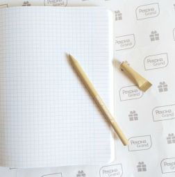 изготовление бумажных ручек с логотипом