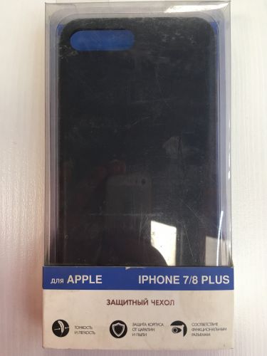 Чехол IPhone 7/8 Plus, силикон, черный