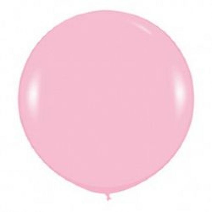 Шар (36''/91 см) Розовый, пастель