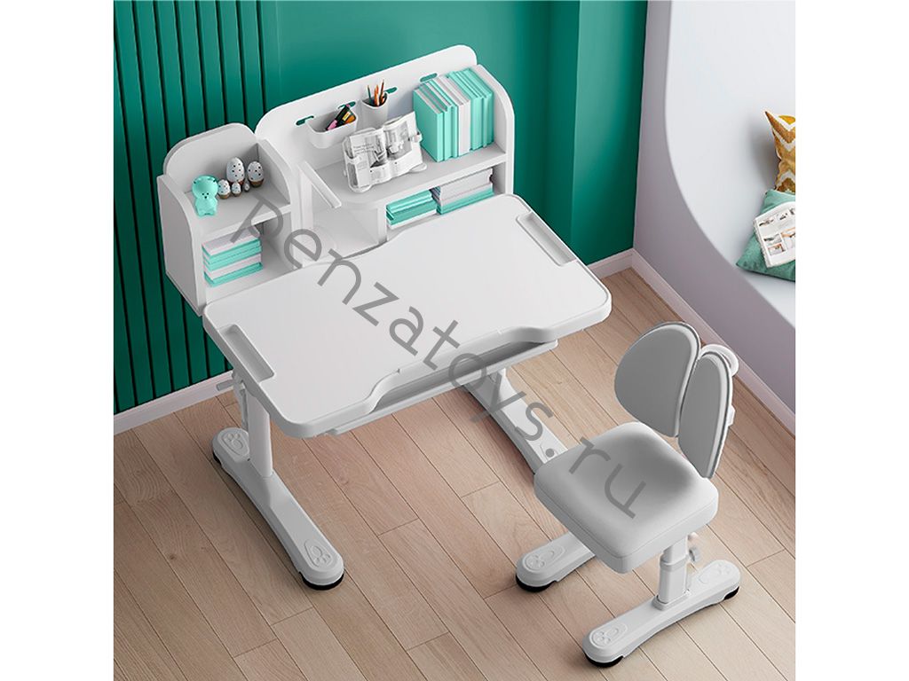 Комплект Mealux парта + стул EVO BD-28 Panda с надстройкой
