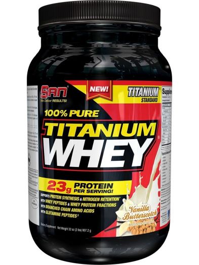 Сывороточный протеин Pure Titanium Whey 908 г SAN