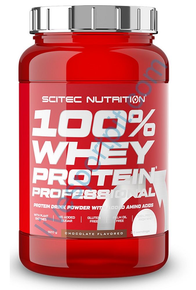 Сывороточный протеин 100% Whey Protein Professional 920 г Scitec Nutrition Шоколад
