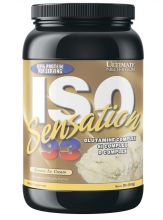 Сывороточный изолят ISO Sensation 910 г Ultimate Nutrition Банановое мороженое