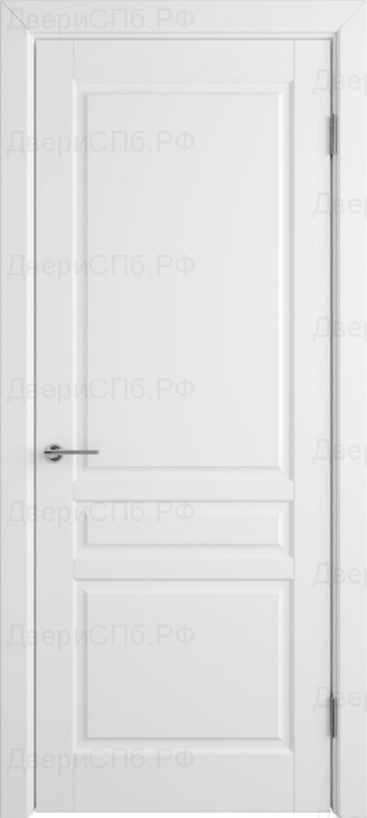 Дверь ПГ Stockholm Polar белая эмаль