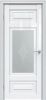 Межкомнатная Дверь Triadoors Царговая Gloss 623 ПО Белый Глянец со Стеклом Сатин Белый Лак Перламутр / Триадорс