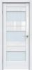 Межкомнатная Дверь Triadoors Царговая Gloss 570 ПО Белый Глянец со Стеклом Сатинат / Триадорс