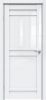 Межкомнатная Дверь Triadoors Царговая Gloss 532 ПО Белый Глянец со Стеклом Сатинат / Триадорс