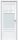 Межкомнатная Дверь Triadoors Царговая Gloss 530 ПО Белый Глянец со Стеклом Сатинат / Триадорс