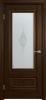 Межкомнатная Дверь Triadoors Царговая Luxury 599 ПО Бренди со Стеклом Сатин Белый Лак Прозрачный / Триадорс