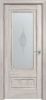 Межкомнатная Дверь Triadoors Царговая Luxury 599 ПО Лагуна со Стеклом Сатин Белый Лак Прозрачный / Триадорс