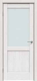 Межкомнатная Дверь Triadoors Царговая Luxury 597 ПО Лиственница Белая со Стеклом Сатинат / Триадорс