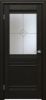 Межкомнатная Дверь Triadoors Царговая Luxury 593 ПО Тёмный Орех со Стеклом Стелла / Триадорс