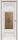 Межкомнатная Дверь Triadoors Царговая Luxury 589 ПО Лиственница Белая со Стеклом Сатин Бронза Лак Прозрачный / Триадорс