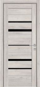 Межкомнатная Дверь Triadoors Царговая Luxury 582 ПО Лагуна со Стеклом Лакобель Черный / Триадорс