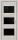 Межкомнатная Дверь Triadoors Царговая Luxury 580 ПО Лагуна со Стеклом Лакобель Черный / Триадорс