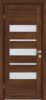 Межкомнатная Дверь Triadoors Царговая Luxury 576 ПО Честер со Стеклом Сатинат / Триадорс