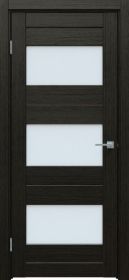 Межкомнатная Дверь Triadoors Царговая Luxury 570 ПО Тёмный Орех со Стеклом Сатинат / Триадорс