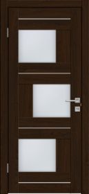Межкомнатная Дверь Triadoors Царговая Luxury 561 ПО Бренди со Стеклом Сатинат / Триадорс