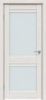 Межкомнатная Дверь Triadoors Царговая Luxury 559 ПО Лиственница Белая со Стеклом Сатинат / Триадорс