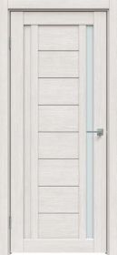 Межкомнатная Дверь Triadoors Царговая Luxury 556 ПО Лиственница Белая  со Стеклом Сатинат / Триадорс