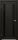 Межкомнатная Дверь Triadoors Царговая Luxury 555 ПО Тёмный Орех со Стеклом Лакобель Черный / Триадорс