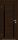 Межкомнатная Дверь Triadoors Царговая Luxury 555 ПО Бренди со Стеклом Лакобель Черный / Триадорс