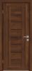 Межкомнатная Дверь Triadoors Царговая Luxury 554 ПО Честер со Стеклом Лакобель Черный / Триадорс