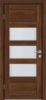 Межкомнатная Дверь Triadoors Царговая Luxury 549 ПО Честер со Стеклом Сатинат / Триадорс