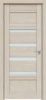 Межкомнатная Дверь Triadoors Царговая Modern 565 ПО Лиственница Кремовая со Стеклом Сатинат / Триадорс