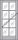 Межкомнатная Дверь Triadoors Царговая Concept 638 ПО Лайт Грей со Стеклом Лакобель Чёрный / Триадорс