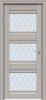 Межкомнатная Дверь Triadoors Царговая Concept 595 ПО Шелл Грей со Стеклом Ромб / Триадорс