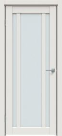 Межкомнатная Дверь Triadoors Царговая Concept 515 ПО Белоснежно Матовая со Стеклом Сатинат / Триадорс