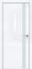Дверь Каркасно-Щитовая Triadoors Gloss Белый Глянец 702 ПО со Стеклом Белый Матовый / Триадорс