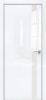 Дверь Каркасно-Щитовая Triadoors Gloss Белый Глянец 702 ПО со Стеклом Лакобель Белый / Триадорс