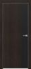 Дверь Каркасно-Щитовая Triadoors Modern Орех Макадамия 708 ПО Без Стекла с Декором Дуб Серена Графит / Триадорс