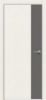 Дверь Каркасно-Щитовая Triadoors Modern Мелинга Белая 708 ПО Без Стекла с Декором Медиум Грей / Триадорс
