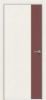 Дверь Каркасно-Щитовая Triadoors Modern Мелинга Белая 708 ПО Без Стекла с Декором Лофт Ред / Триадорс