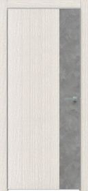 Дверь Каркасно-Щитовая Triadoors Modern Дуб Французский 708 ПО Без Стекла с Декором Бетон Темно-Серый / Триадорс