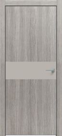 Дверь Каркасно-Щитовая Triadoors Modern Лиственница Серая 707 ПО Без Стекла с Декором Шелл Грей / Триадорс
