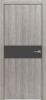 Дверь Каркасно-Щитовая Triadoors Modern Лиственница Серая 707 ПО Без Стекла с Декором Дарк Грей / Триадорс