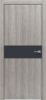 Дверь Каркасно-Щитовая Triadoors Modern Лиственница Серая 707 ПО Без Стекла с Декором Дарк Блю / Триадорс