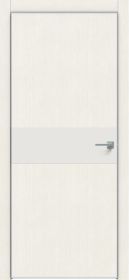 Дверь Каркасно-Щитовая Triadoors Modern Мелинга Белая 707 ПО Без Стекла с Декором Белоснежно-Матовый / Триадорс