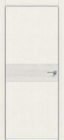 Дверь Каркасно-Щитовая Triadoors Modern Мелинга Белая 707 ПО Без Стекла с Декором Дуб Патина Золото / Триадорс